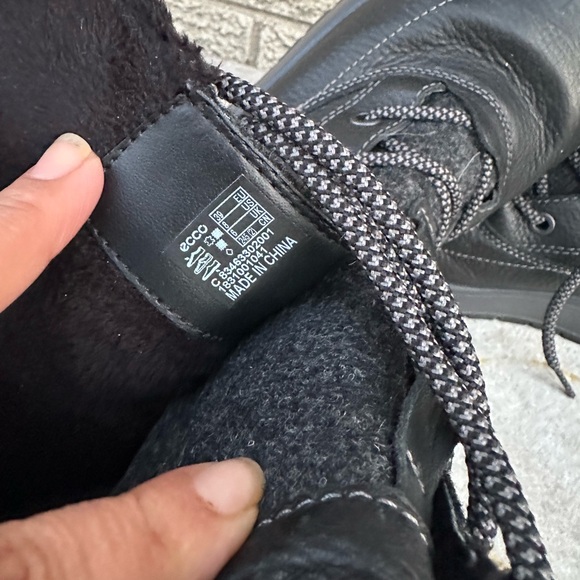 Ecco Womans Noyce Gore-tex High Snow Boots black size 8 - Picture 7 of 8